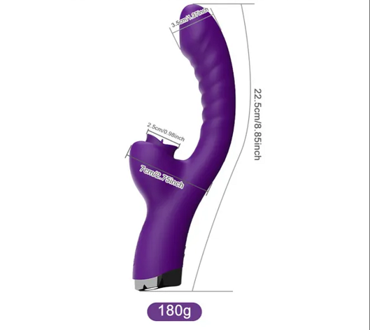 Vibratoare 2 în 1 pentru linge de limbă pentru clitoris pentru femei