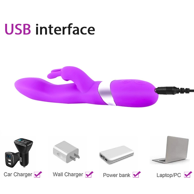 Vibrator iepure pentru stimularea clitorisului punct G pentru femei